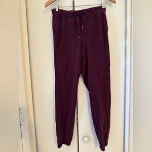 Lululemon Burgundy Sweatpants in size 4